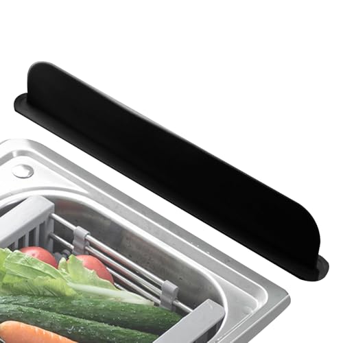 Spritzschutz für Spritzer – Spritzschutz aus Silikon, 48,4 cm, wasserdichter Stopfendeckel, Küchenspüle, Küche, Wohnküche, Raum von yztju