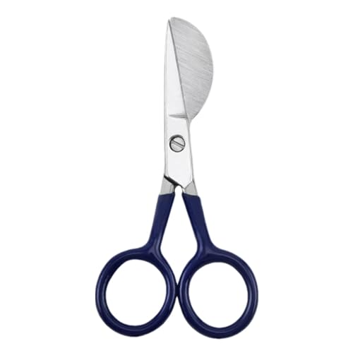 Teppichschneideschere | 4,72 Zoll scharfe Entenschnabelapplikation Edelstahlschere | Ergonomisch gebogene Teppichschere mit versetztem Griff für getuftete Teppiche Teppichschneideschere | 4,72 Zoll scharfe Entenschnabelapplikation Edelstahlschere | Ergonomisch gebogene Teppichschere mit versetztem Griff für getuftete Teppiche von yztju