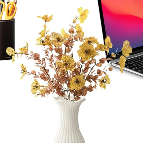 Trockenblumen | Getrocknete Blumensträuße | Realistische Kunstblumen Deko für Haustür Garten Balkon Hochzeit Fotografie Trockenblumen | Getrocknete Blumensträuße | Realistische Kunstblumen Deko für Haustür Garten Balkon Hochzeit Fotografie von yztju