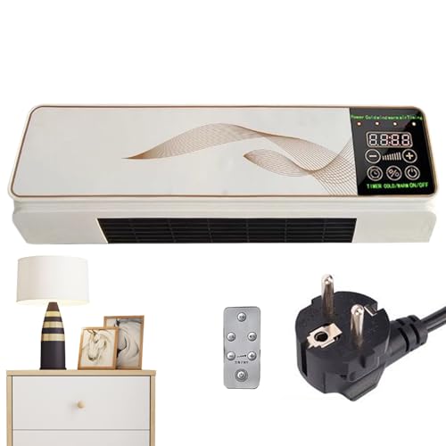 Wandmontiertes Klimagerät, Wandmontierte Klima- Und Heizeinheit, Touch Control Interface Mit Timer Ventilator Kühlen Heizen Für Zimmer Büro Küche von yztju