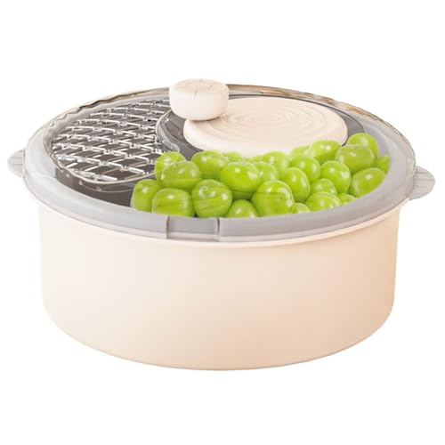 -Waschmaschine Spinner Schüssel – Obstsalatschleuder Mit Waschfunktion, waschgerät Für Zuhause | Multifunktionale Schüssel Mit Drehsystem Für Fruchtpflege Reinigung Salatküche Küchennutzung von yztju