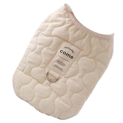 Winterjacke für kleine Hunde, warme Geräte, Kaltmantel, bequeme Schneeweste, weiche Isolationsjacke, integriertes Gurtloch für Spaziergänge im Freien, Jou von yztju