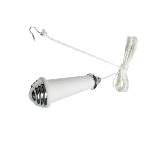Ziehen Sie Das Kabel Für Die Deckensteuerung, Ziehen Sie Kabelsteuerung Für Deckenventilator | 150 Cm Nylon -Schnur -Zugkette Für Lichtsteuerung,Blinds String Griff Lampenmessgerät Chrom von yztju