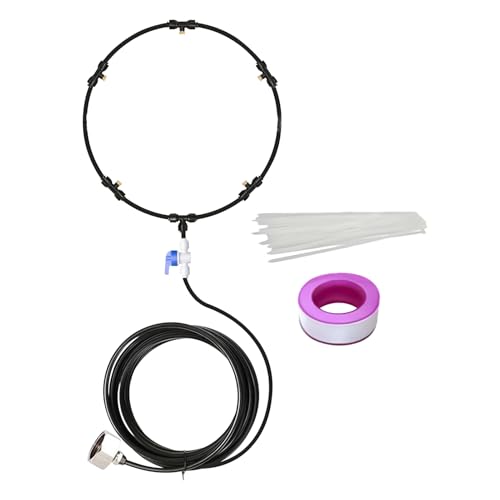 yztju Fan Mister Kit, Ventilator Verdunstungskits Zur Kühlung Im Freien, Breitflächiger Mehrdüsen Sprüher Für Garten Terrasse Camping Grillbereich Bei Sommerhitze yztju Fan Mister Kit, Ventilator Verdunstungskits Zur Kühlung Im Freien, Breitflächiger Mehrdüsen Sprüher Für Garten Terrasse Camping Grillbereich Bei Sommerhitze von yztju