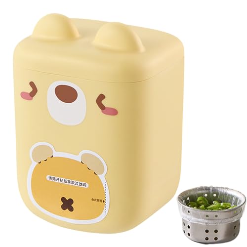 yztju Küchenspüle Ablauf Siebeinsatz Box,Spülbecken Sieb Mesh Organizer Box - Dekorativer Wandhalter Behälter Mit Mehreren Siebbeuteln Für Küchenabfälle Zu Hause Und Wohnung von yztju