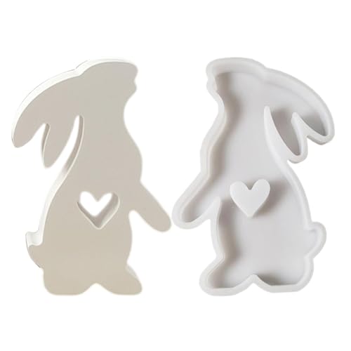 yztju Niedliche stehende Hasenform | Desktop-Ornament-Silikonform – kreative Silikonform für Zuhause, stabile Desktop-Ornament-Silikonform für Ostern, Kerze yztju Niedliche stehende Hasenform | Desktop-Ornament-Silikonform – kreative Silikonform für Zuhause, stabile Desktop-Ornament-Silikonform für Ostern, Kerze von yztju
