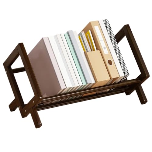 yztju Schreibtisch-Bücherregal-Organizer, dekoratives Regal, Schreibtisch – neigbares Bücherregal für Wohnzimmer, Arbeitszimmer, Schreibtisch-Bücherregal, Organizer, Bücherregale, Aufbewahrungsregal von yztju