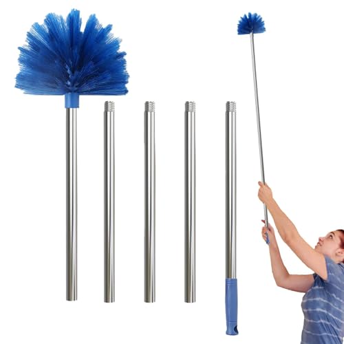 yztju Spinnennetz-Staubwedel - Robuster Staubwedel mit Verlängerungsstange | Griff für Decke, Verlängerungsstange Ventilator, Möbelstaub, Reinigungsmittel, Nass- oder Trockengebrauch von yztju