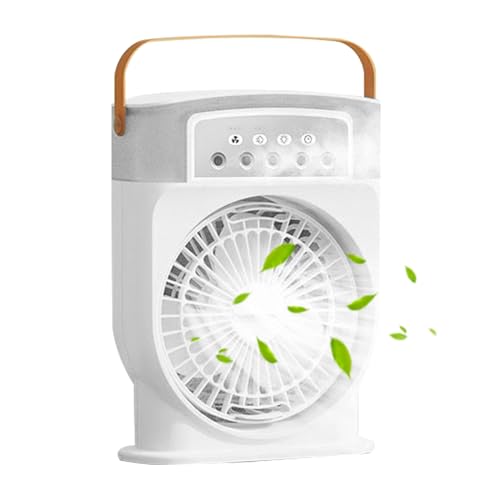 yztju Ventilatoren Mit Sprühnebel - Wassersprüh Ventilator - 5-Düsen Luftkühler Mit 600ml Wassertank Für Draußen Camping Picknick Yoga Meditation Schlafzimmer Küche von yztju