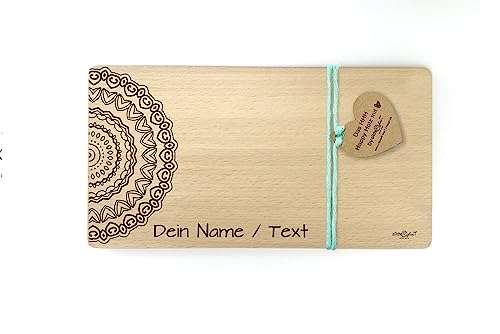 Holzbrettchen mit Motiv Mandala - Frühstücksbrett mit Gravur personalisierbar - Vesperbrett Brotzeitbrett Jausenbrett - Geschenkidee - zAcheR-fineT Holzbrettchen mit Motiv Mandala - Frühstücksbrett mit Gravur personalisierbar - Vesperbrett Brotzeitbrett Jausenbrett - Geschenkidee - zAcheR-fineT von zAcheR-fineT-design