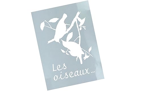 Schablone Vögel - Les oiseaux - Wandschablone Stencil Tierschablone Vogelschablone - Malerei Airbrush Textilgestaltung Wand Dekor - von zAcheR-fineT Schablone Vögel - Les oiseaux - Wandschablone Stencil Tierschablone Vogelschablone - Malerei Airbrush Textilgestaltung Wand Dekor - von zAcheR-fineT von zAcheR-fineT-design