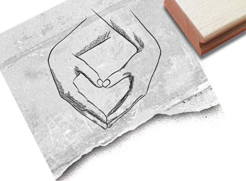 Stempel - Motivstempel HERZ in Händen - Bildstempel Liebesgrüße Geschenk Valentinstag Verlobung Hochzeit Karten Gastgeschenk Tischdeko - zAcheR-fineT Stempel - Motivstempel HERZ in Händen - Bildstempel Liebesgrüße Geschenk Valentinstag Verlobung Hochzeit Karten Gastgeschenk Tischdeko - zAcheR-fineT von zAcheR-fineT-design
