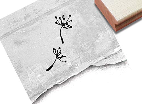 Stempel Motivstempel PUSTEBLUME Schirmflieger- Bildstempel für Karten Basteln Scrapbook Bullet Stamp Tischdeko Deko Geschenk Geburtstag- zAcheR-fineT von zAcheR-fineT-design