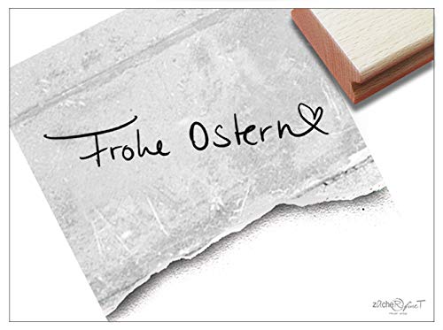 Stempel Osterstempel FROHE OSTERN Handschrift mit Herz - Textstempel Osterfest, Karten Geschenkanhänger Geschenk Osterdeko Scrapbook - zAcheR-fineT Stempel Osterstempel FROHE OSTERN Handschrift mit Herz - Textstempel Osterfest, Karten Geschenkanhänger Geschenk Osterdeko Scrapbook - zAcheR-fineT von zAcheR-fineT-design