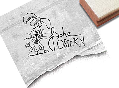 Stempel Osterstempel Frohe Ostern mit Osterhase - Textstempel Osterfest Karten Geschenkanhänger Basteln Osterdeko Tischdeko Scrapbook - zAcheR-fineT Stempel Osterstempel Frohe Ostern mit Osterhase - Textstempel Osterfest Karten Geschenkanhänger Basteln Osterdeko Tischdeko Scrapbook - zAcheR-fineT von zAcheR-fineT-design