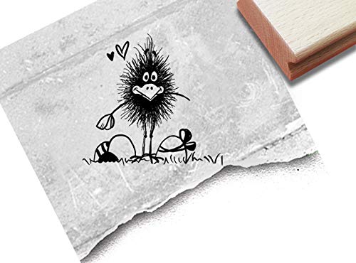 Stempel Osterstempel Rabe und Ostereier - Tierstempel Ostern Ostergrüße Karten Geschenkanhänger Osterdeko Geschenk für Kinder Scrapbook- zAcheR-fineT von zAcheR-fineT-design