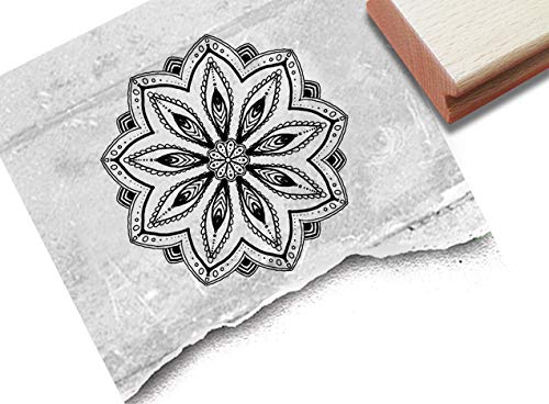 Stempel Zentangle MANDALA - Bildstempel Motivstempel für Karten Briefe Servietten Tischdeko Scrapbook Art-Journal Kunst Deko Geschenk - zAcheR-fineT von zAcheR-fineT-design