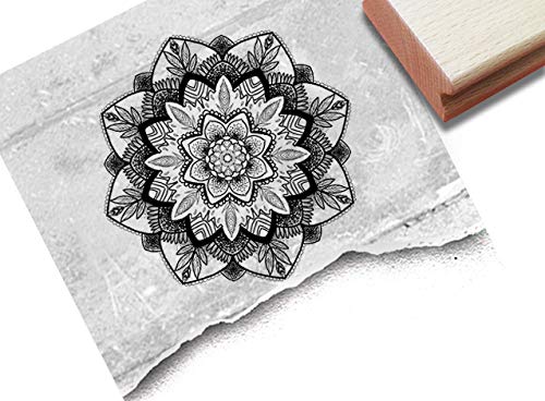 Stempel Zentangle MANDALA - Bildstempel Motivstempel für Karten Briefe Servietten Tischdeko Scrapbook Art-Journal Kunst Deko Geschenk - zAcheR-fineT von zAcheR-fineT-design