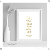 Personalisiertes Poster Liebe Ich Du Wir - Optionale Gold Veredelung Geschenk Zur Hochzeit, Geburt Weihnachtsgeschenk Hochzeitsbild Personalisiertes Poster Liebe Ich Du Wir - Optionale Gold Veredelung Geschenk Zur Hochzeit, Geburt Weihnachtsgeschenk Hochzeitsbild von zAcheRfineT