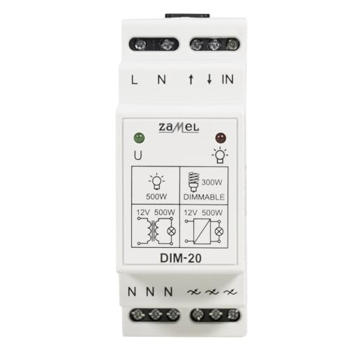 Zamel Dimmer mit Standby-Modus und Speicher für Beleuchtungsstärke DIM-20 von zaMel