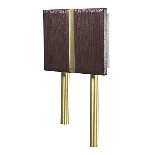 Zamel SUN10000200 GRS-941M Röhrengong Türgong Türklingel Gong Klingel Haustürklingel Messingröhren Bim Bam Holz Rustical Mini GRS-941M-RUS von zaMel