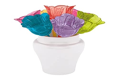 zak! Designs Blumen Picks 7er Set Regenbogen 8 cm von Zak Designs