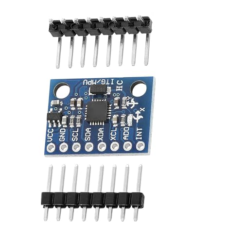 zalati 3-Achsen-Gyroskop und Beschleunigungsmesser 6DOF-Sensormodul GY-521 MPU-6050 16-Bit-AD-Konverter Datenausgang IIC I2C Kompatibel mit Arduino und Raspberry Pi zalati 3-Achsen-Gyroskop und Beschleunigungsmesser 6DOF-Sensormodul GY-521 MPU-6050 16-Bit-AD-Konverter Datenausgang IIC I2C Kompatibel mit Arduino und Raspberry Pi von zalati