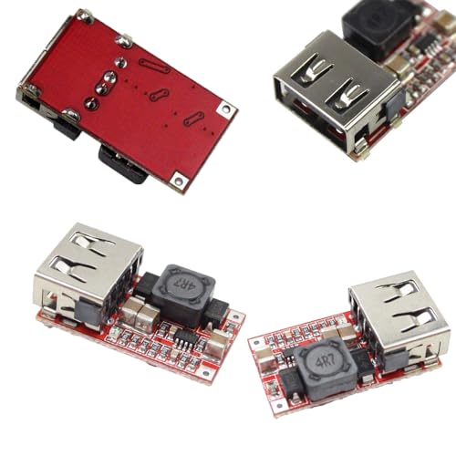 zalati 4 Stück DC-DC USB Step Down Modul 6–24 V/12 V/24 V auf 5 V 3 A Konverter von zalati