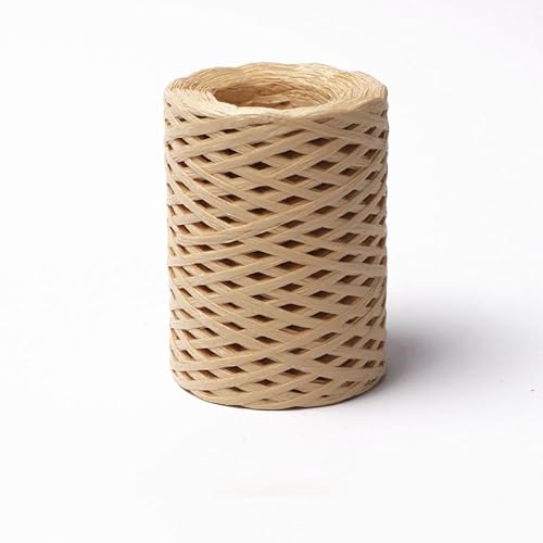 zalati Bastfaden gewebte Schnur Kabel für DIY Handwerk Kappen Tasche Korb Dekoration Herstellung Geschenkverpackung - Braun zalati Bastfaden gewebte Schnur Kabel für DIY Handwerk Kappen Tasche Korb Dekoration Herstellung Geschenkverpackung - Braun von zalati