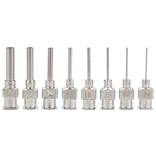 zalati Blunt Tip Dispensing Needle 8pcs Synthetische stumpfe Nadel mit Luer Lock für Kleber Tinten Nachfüllen mit Metallhalter zalati Blunt Tip Dispensing Needle 8pcs Synthetische stumpfe Nadel mit Luer Lock für Kleber Tinten Nachfüllen mit Metallhalter von zalati
