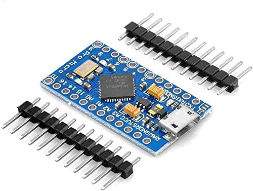 zalati Development Board Atmega32U4 5V/16MHz Bootloadered IDE Module with Pin Header Compatible with Arduino - Pro Micro USB von zalati