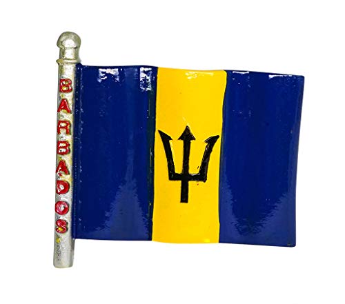 Nordamerikanische Länder Flagge Kühlschrank Kühlschrankmagnet 3D Harz Magnete Fahne Reise Aufkleber Tourist Geschenk Home & Küche Dekoration (Barbados) von zamonji