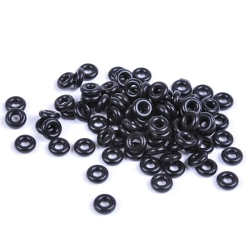 200 Stück Wacky Rig O-Ring, Wacky Worm Tool Wacky O-Ringe für Wacky Rigging Weiche Kunststoffwürmer oder Gummi-Angelwürmer von zaoalife