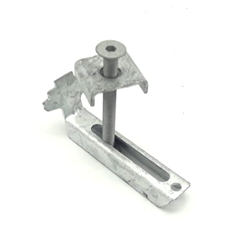 Gitterrost Befestigung Gitterrostklemme Gitterrostsicherung bis 60 mm 8x Befestgungss. O.23S + U. 31 von zaun-anhalt