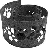 Sichtschutzstreifen Design Vlies dekor Hexagon Einzelstreifen von zaun|zu®