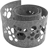 Sichtschutzstreifen Design Vlies dekor Hexagon Einzelstreifen von zaun|zu®