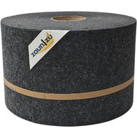 Sichtschutzstreifen Design Vlies für Doppelstabmatten Anthrazit 50m von zaun|zu®