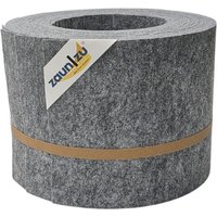 Sichtschutzstreifen Design Vlies für Doppelstabmatten Hellgrau 10x 2,55m von zaun|zu®