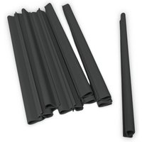 Sichtschutzstreifen Klemmschiene OMEGA-Clip Anthrazit 20er Pack von zaun|zu®