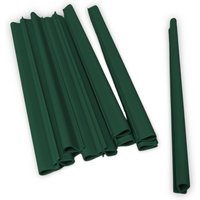 Sichtschutzstreifen Klemmschiene OMEGA-Clip Grün 1er Pack von zaun|zu®