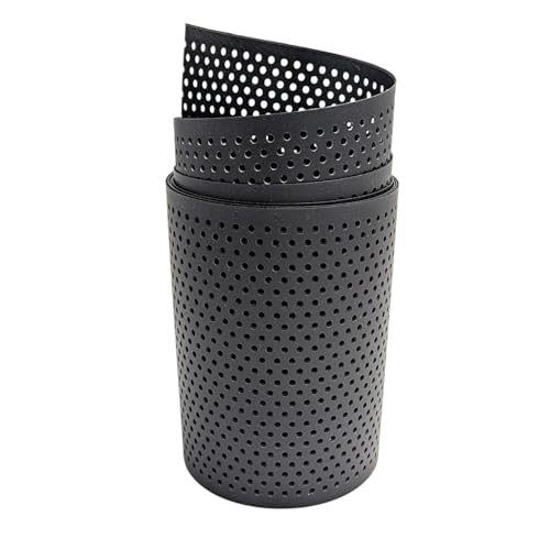 zaun|zu® ECO gelocht Zaunblende mit 20% Lochmuster: Sichtschutzstreifen Polyal für Doppelstabmatten Sichtschutz Made in Germany von zaun|zu