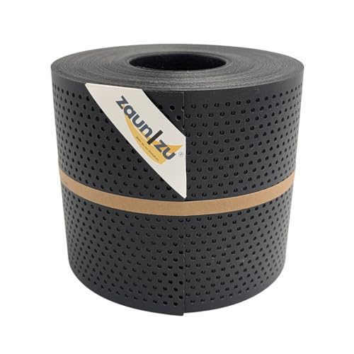 zaun|zu® ECO gelocht Zaunblende mit 20% Lochmuster: Sichtschutzstreifen Polyal für Doppelstabmatten Sichtschutz Made in Germany von zaun|zu