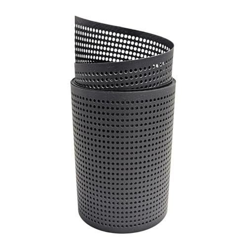 zaun|zu® ECO gelocht Zaunblende mit 30% Lochmuster: Sichtschutzstreifen Polyal für Doppelstabmatten Sichtschutz Made in Germany von zaun|zu