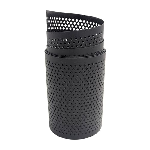 zaun|zu® ECO gelocht Zaunblende mit Diamant Lochmuster: Sichtschutzstreifen Polyal für Doppelstabmatten Sichtschutz Made in Germany von zaun|zu