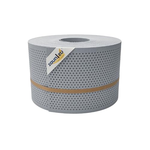 zaun|zu® Premium gelocht Zaunblende mit 20% Lochmuster: Sichtschutzstreifen PP für Doppelstabmatten Sichtschutz Made in Germany von zaun|zu