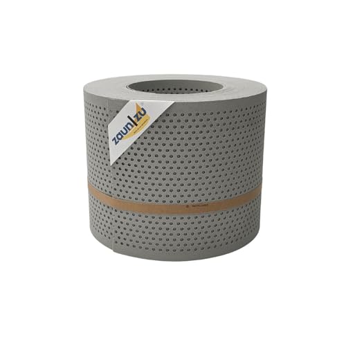 zaun|zu® Premium gelocht Zaunblende mit 20% Lochmuster: Sichtschutzstreifen PP für Doppelstabmatten Sichtschutz Made in Germany von zaun|zu