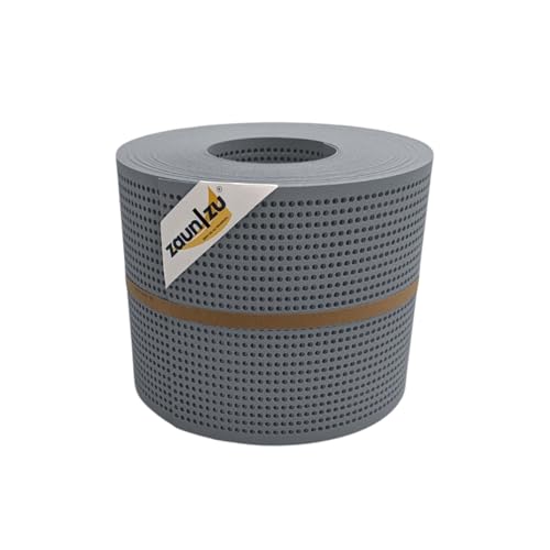 zaun|zu® Premium gelocht Zaunblende mit 30% Lochmuster: Sichtschutzstreifen PP für Doppelstabmatten Sichtschutz Made in Germany von zaun|zu