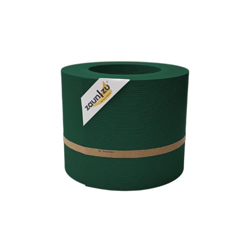 zaun|zu® Rille 26m Rolle: Sichtschutzstreifen PP für Doppelstabmatten UV-beständiger Sichtschutz | Zaunblende Made in Germany von zaun|zu