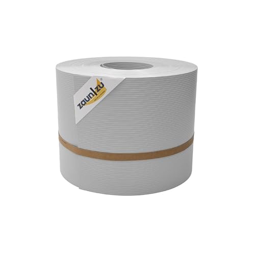 zaun|zu® Rille 35m Rolle: Sichtschutzstreifen PP für Doppelstabmatten UV-beständiger Sichtschutz | Zaunblende Made in Germany von zaun|zu