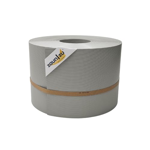 zaun|zu® Rille 50m Rolle: Sichtschutzstreifen PP für Doppelstabmatten UV-beständiger Sichtschutz | Zaunblende Made in Germany von zaun|zu